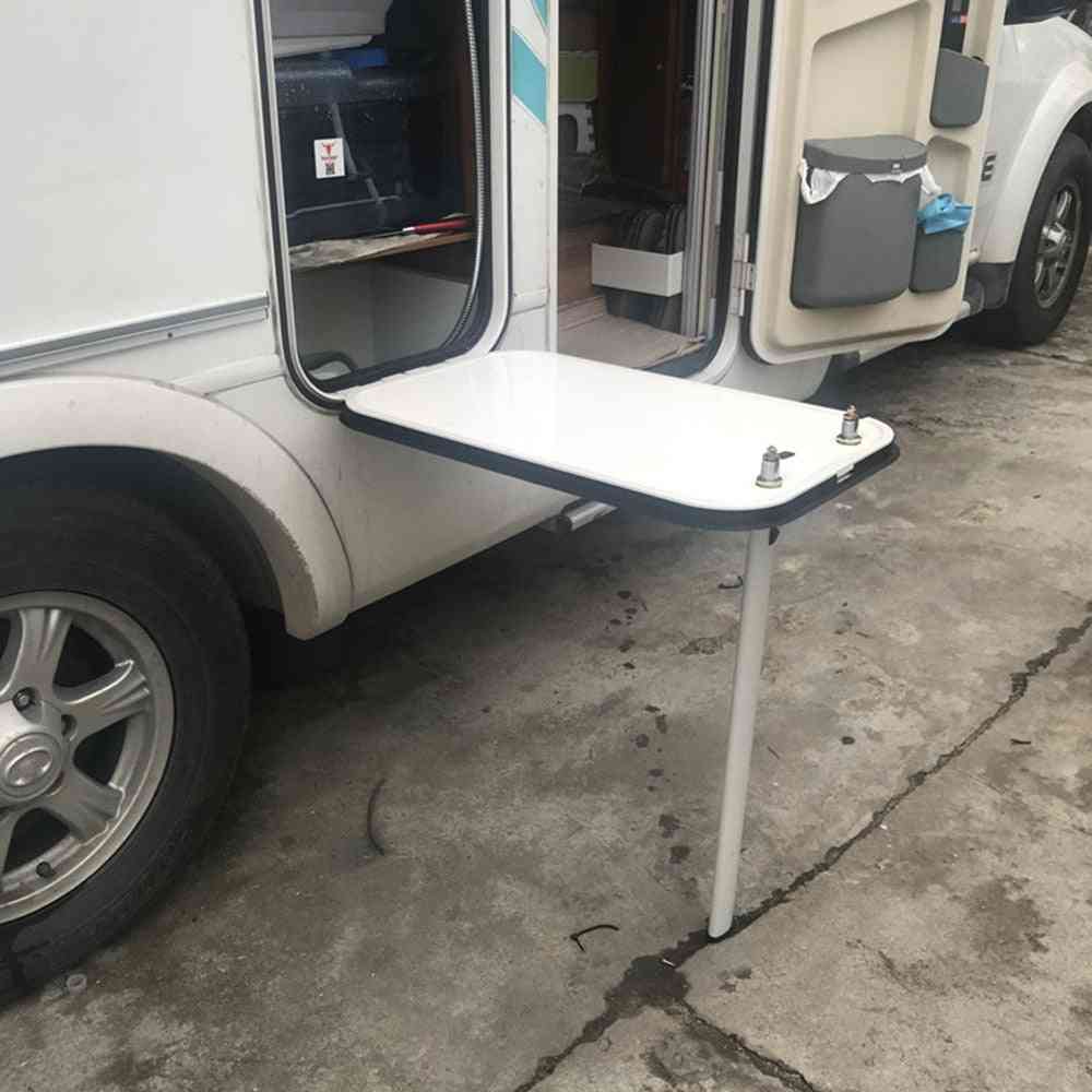 External Folding Table Aluminum Rv Picnic Caravan Wall Table Parts