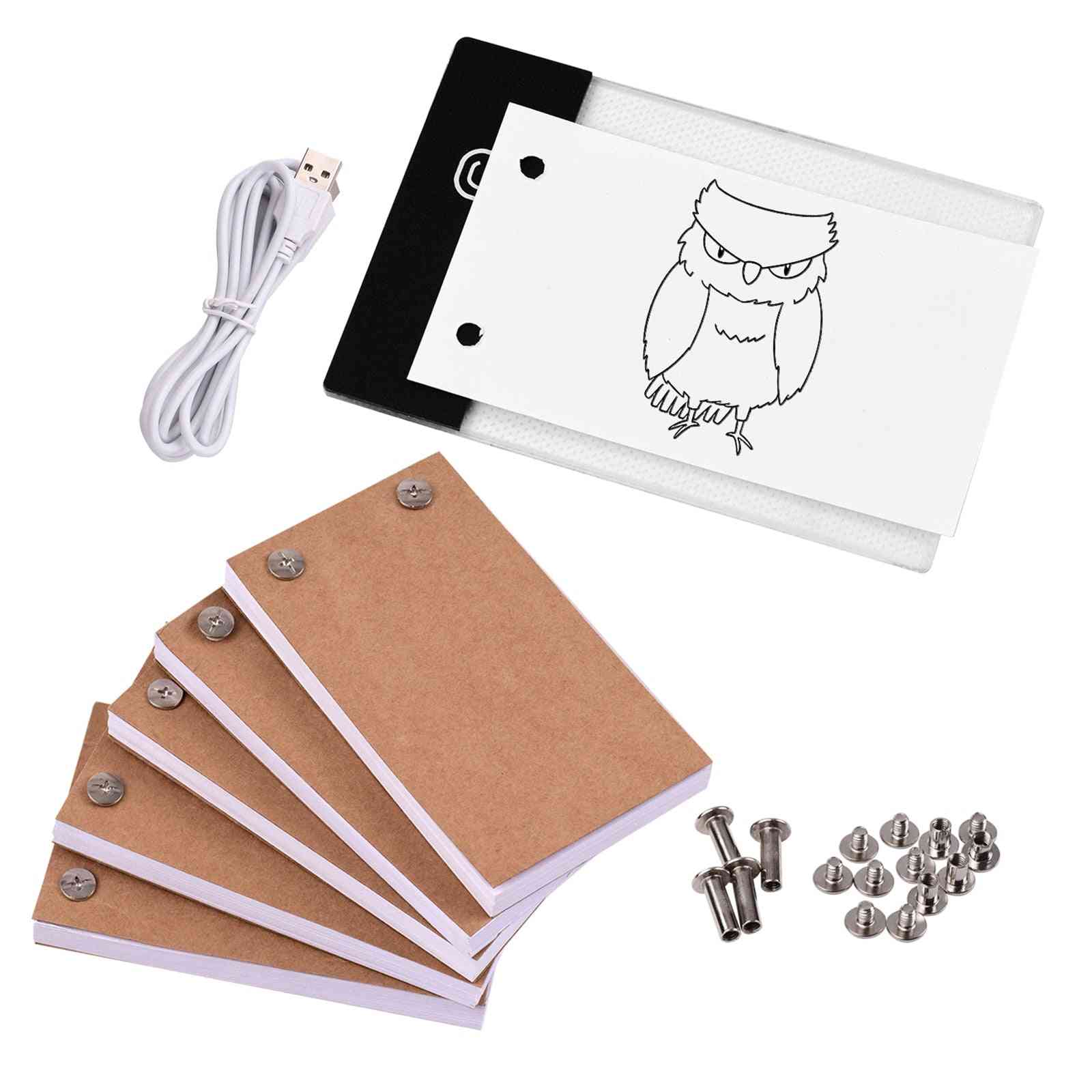 Flip Book Kit With Light Pad