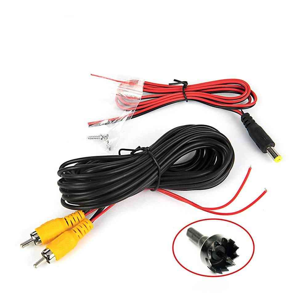 Camera Video Cable For Car Rear View Parking With Power Cable