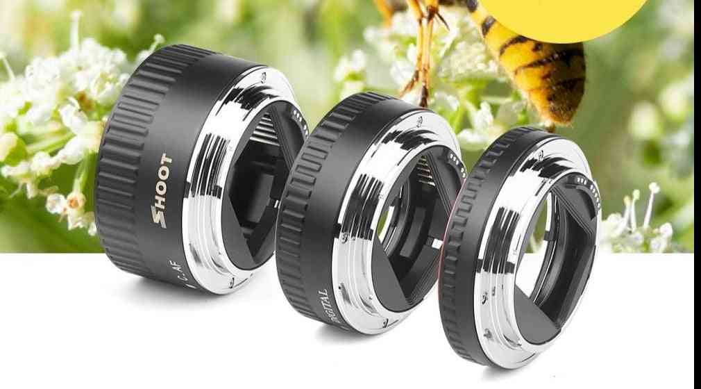 Auto Focus Macro Extension Tube Ring For Canon Camera Accessory