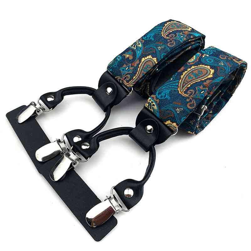Y-back Cotton Belt Adjustable Straps Suspenders