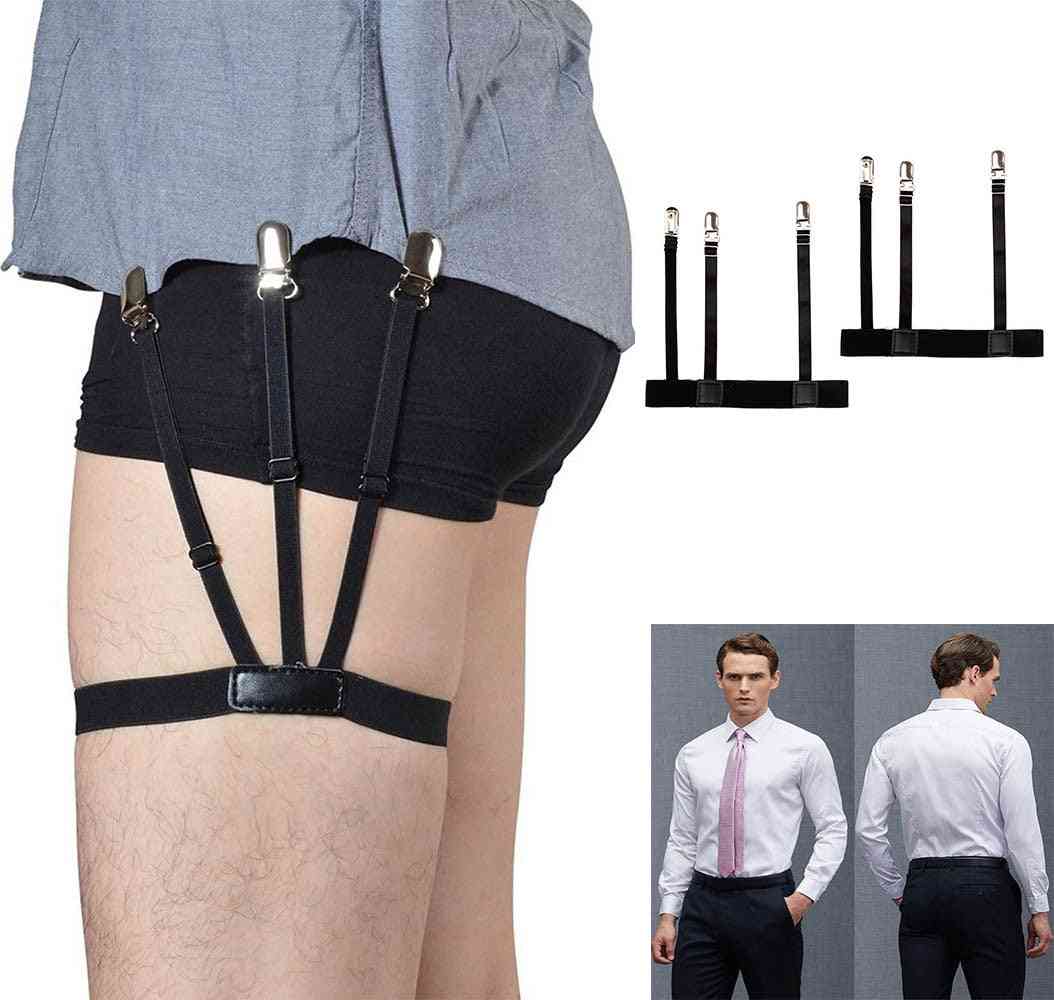 Adjustable Resistance Belt Shirt Suspenders