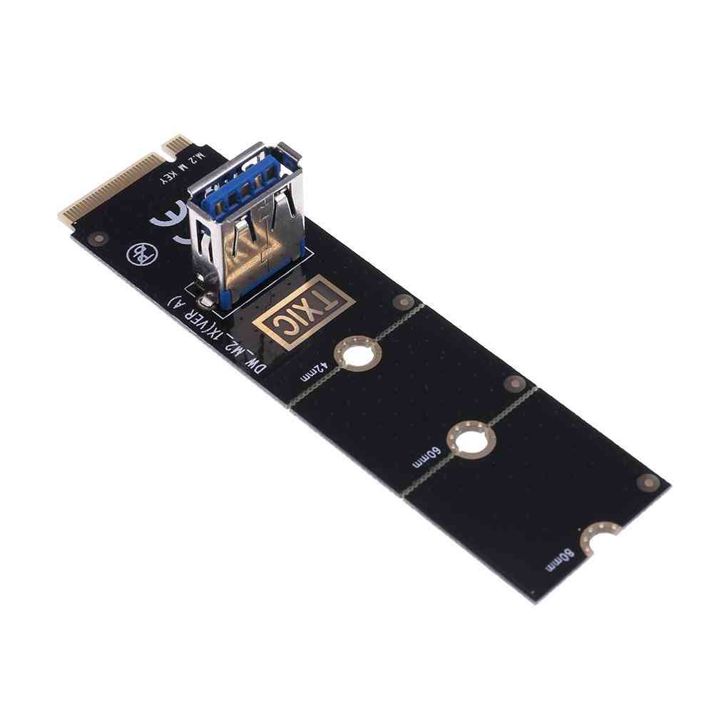M.2/ngff To Usb3.0 Port Mining Graphic Card Extender Adapter Card