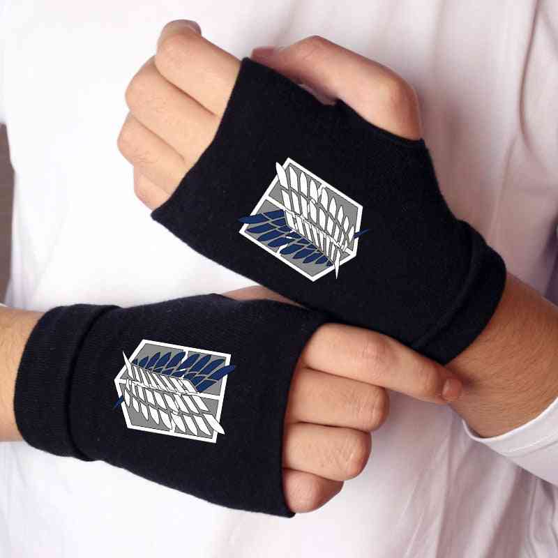Anime Cosplay Attack On Titan Wings Of Liberty Icon Gloves