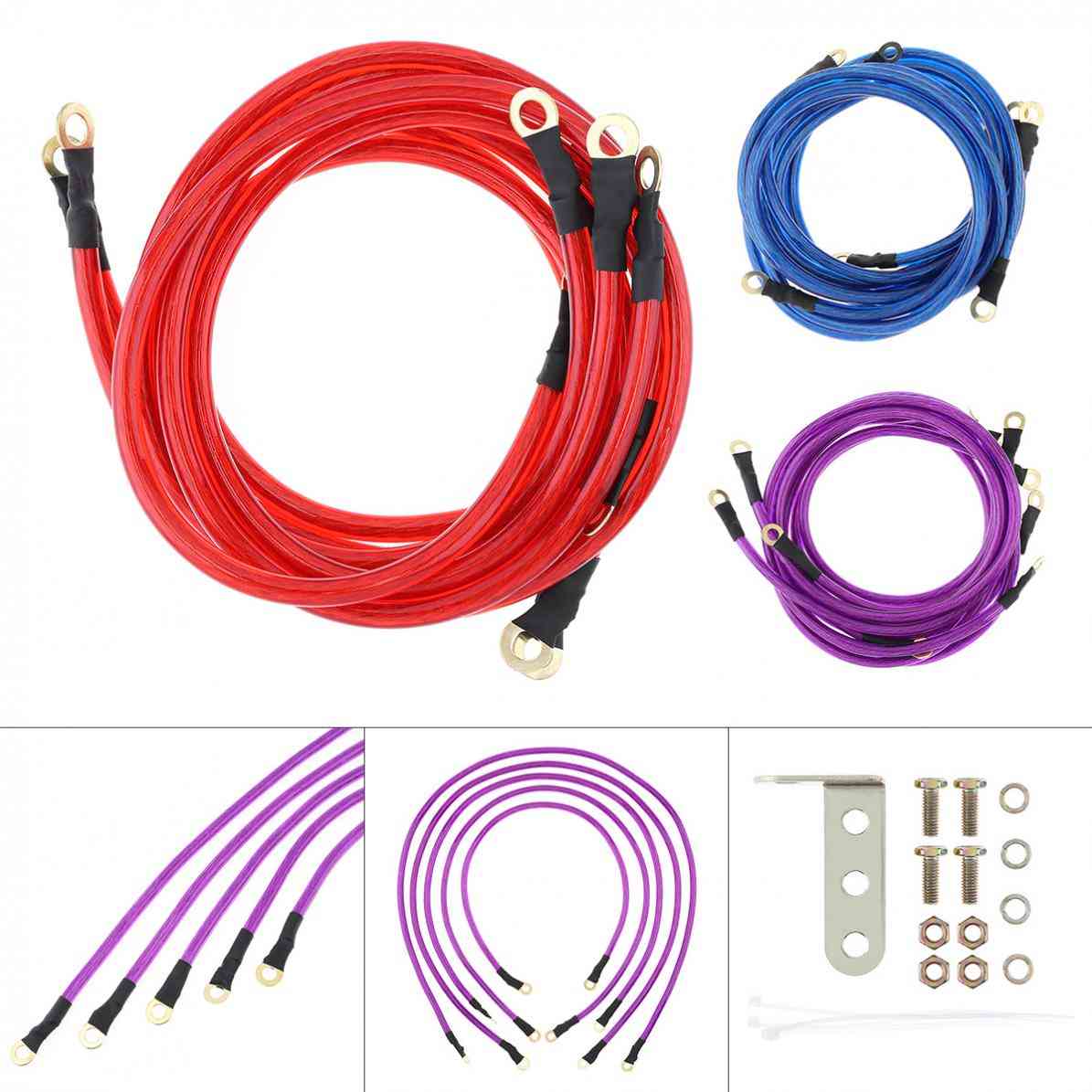 Car Universal Earth Ground Cables Grounding Wire System