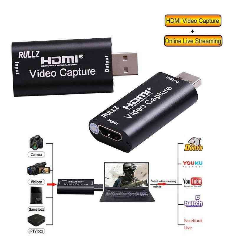 4k Usb 2.0 3.0 Hdmi Video Capture Card