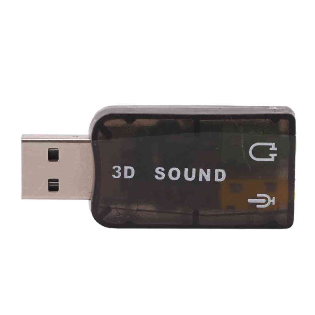 Usb Sound Card Usb Audio 5.1 External 3d Usb