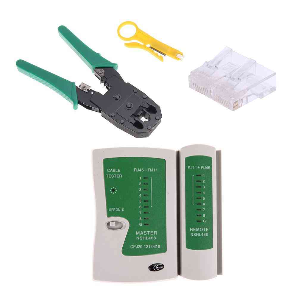 Kits Crimper Pliers Network Cable Tester Tools
