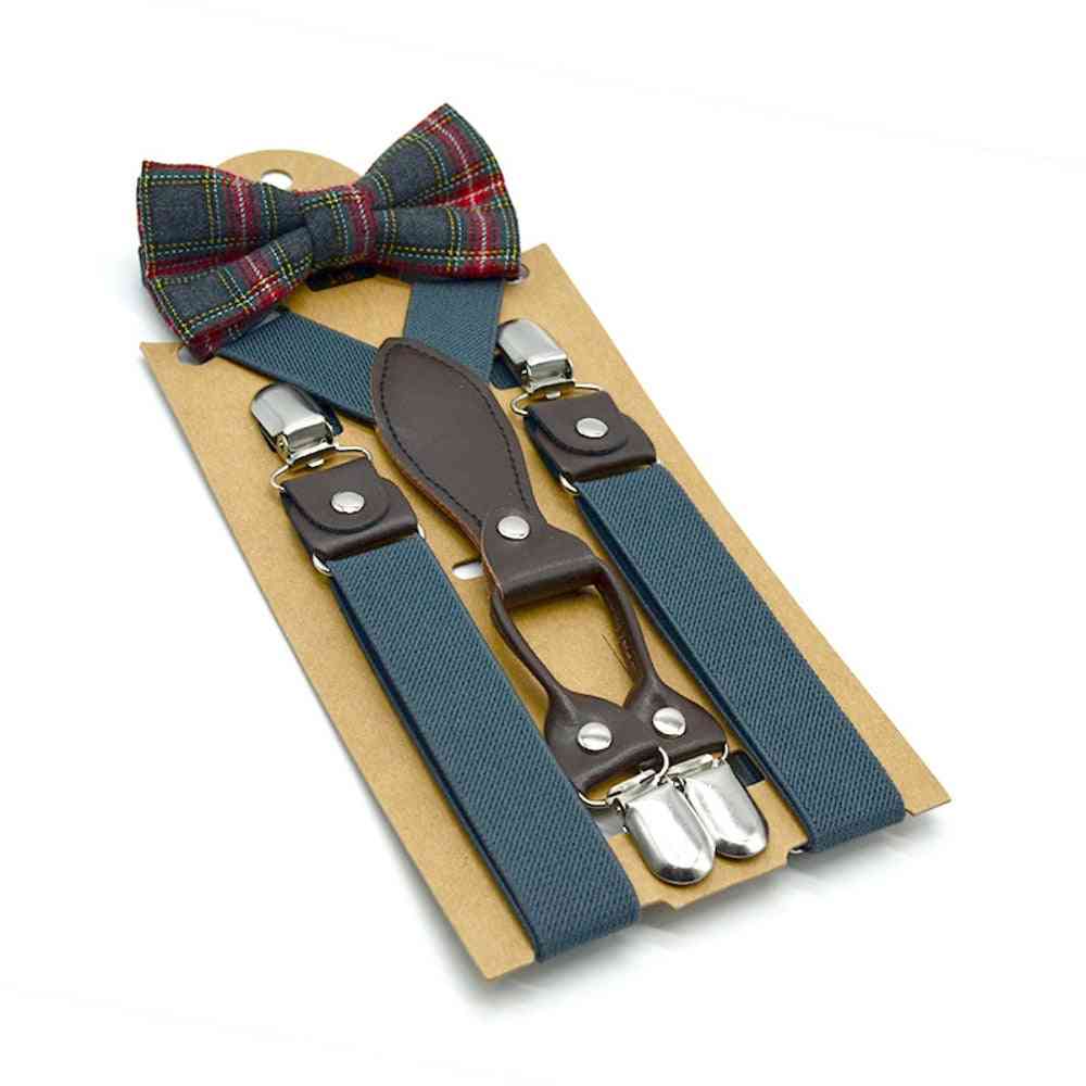 Braces Suspenders With Bow Tie