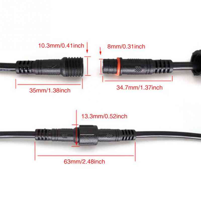 Spike Lights For Solar Spotlights Waterproof Cord Extension Cable