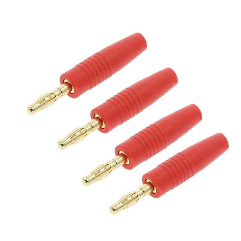 4mm Plugs Gold Plated Musical Speaker Cable Wire
