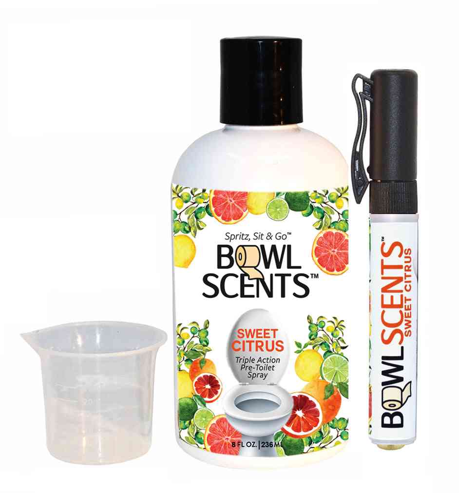 Bowl Scents Aromatic Toilet Spray | 8 Oz Refill + Traveler