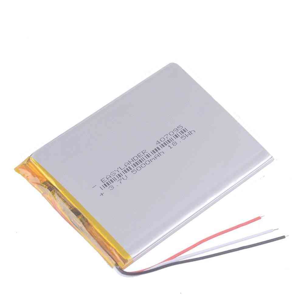 Li-ion batteri för tablet pc 7 tum mp3 mp4 byt ut