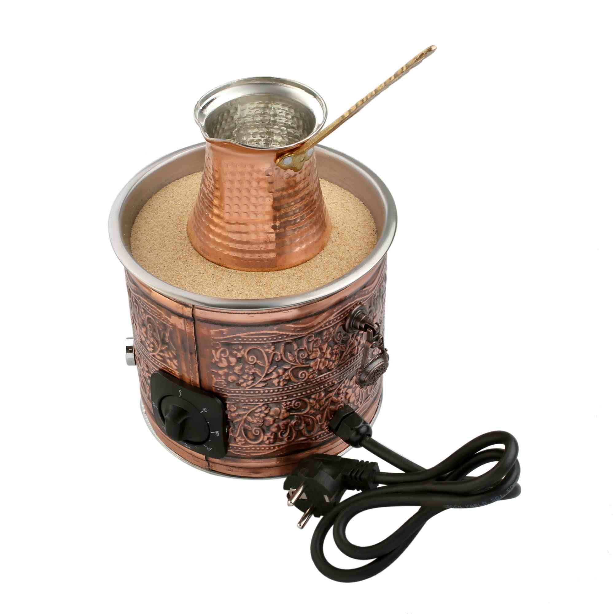 Copper Electric Hot Sand Coffee Maker Heater Machine