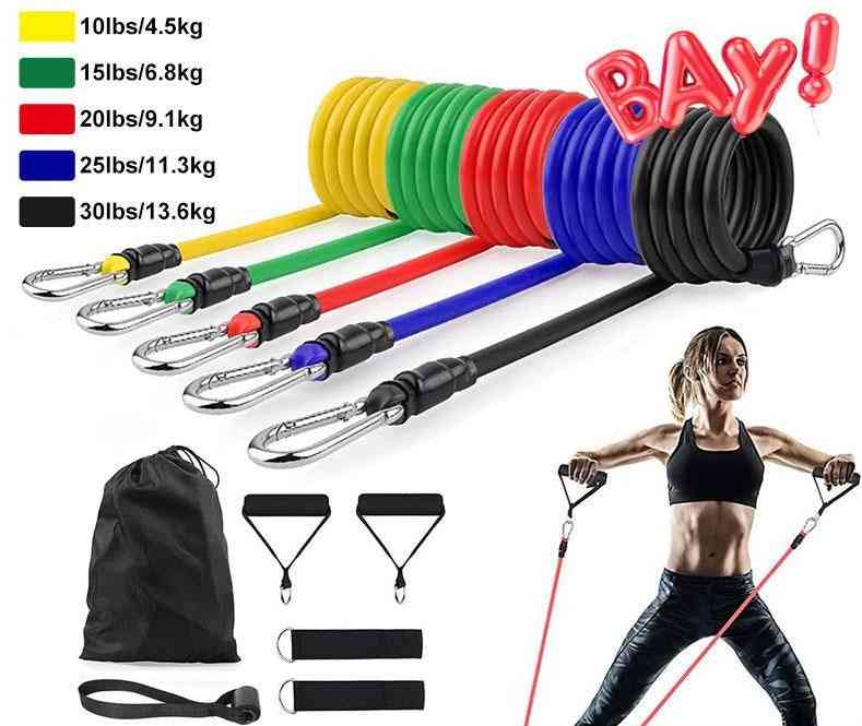 Yoga Tubes Pull Rope Rubber Expander Elastic Bands