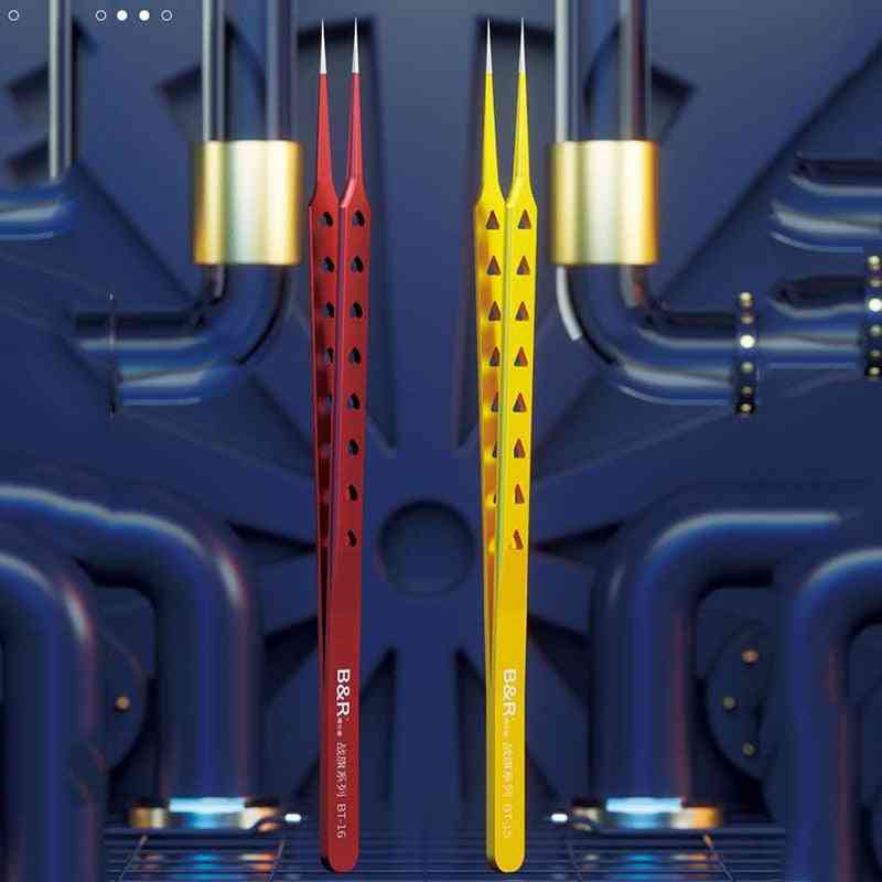 High-precision Tweezers With Suture Steps