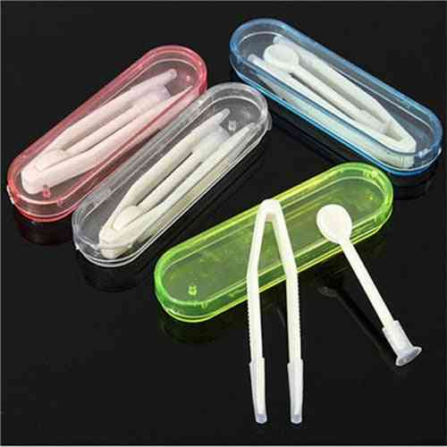 Multicolor Contact Lenses- Tweezers And Suction Stick