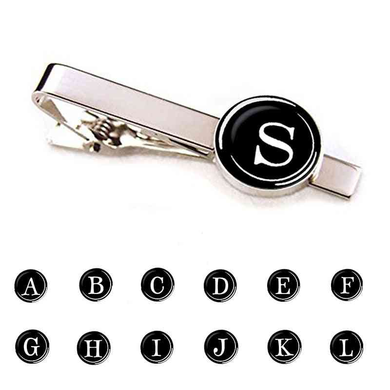 Mænd mode 26 alfabet bogstaver slips klip
