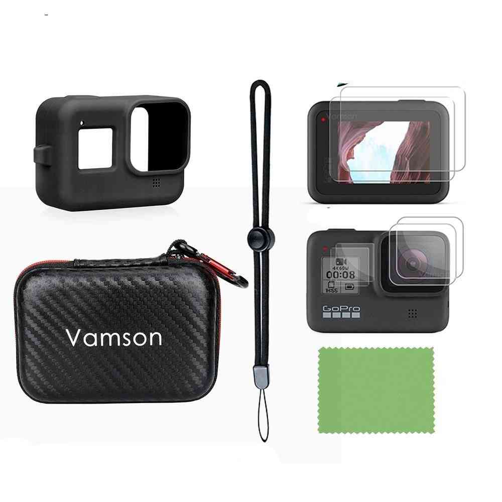 Bundle Includes Black Carrying Case+ Tempered Glass Screen Protector
