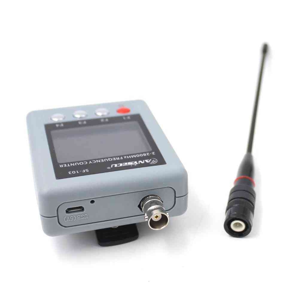 Bærbar sf103 frekvensmåler til dmr & analog håndholdt transceiver