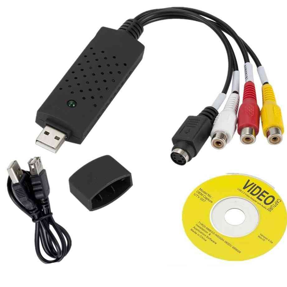 Usb2.0 Vhs To Dvd Converter- Analog Video, Computer Adapter
