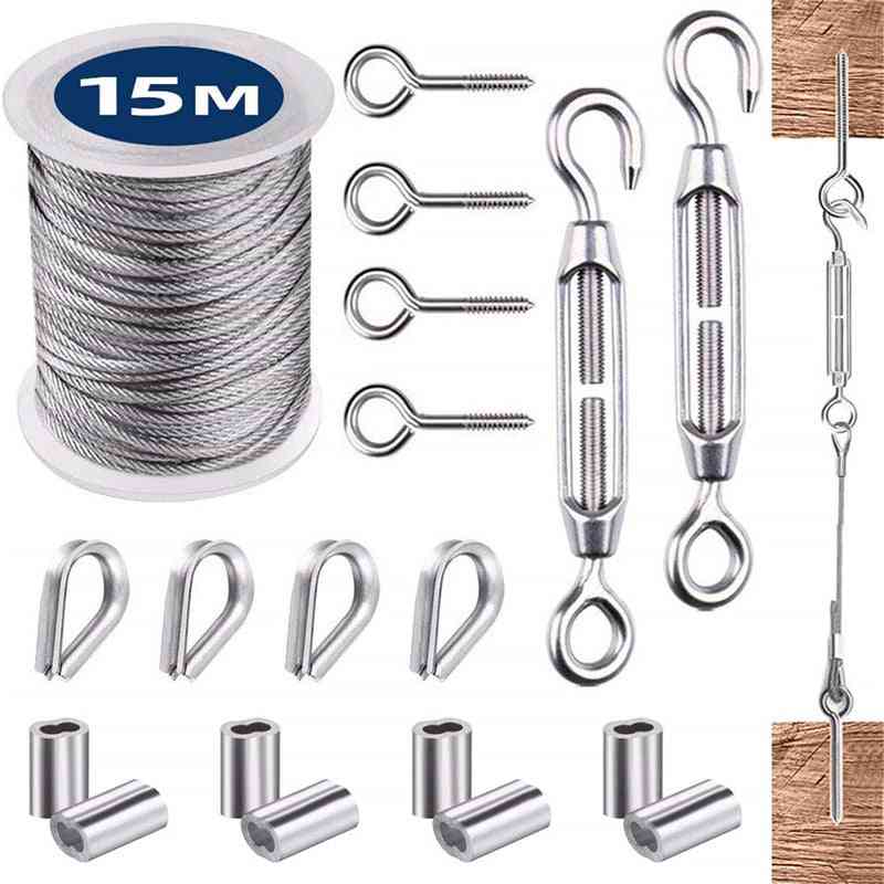 Multifunctional Hanging Stainless Steel Wire Rope Kit