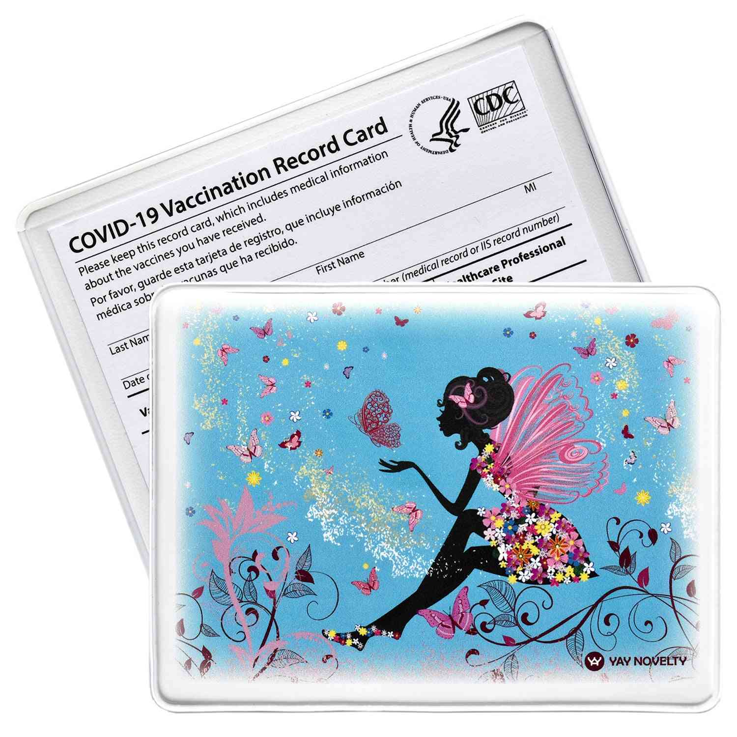 Vaccination Card Protector - Butterfly Princess