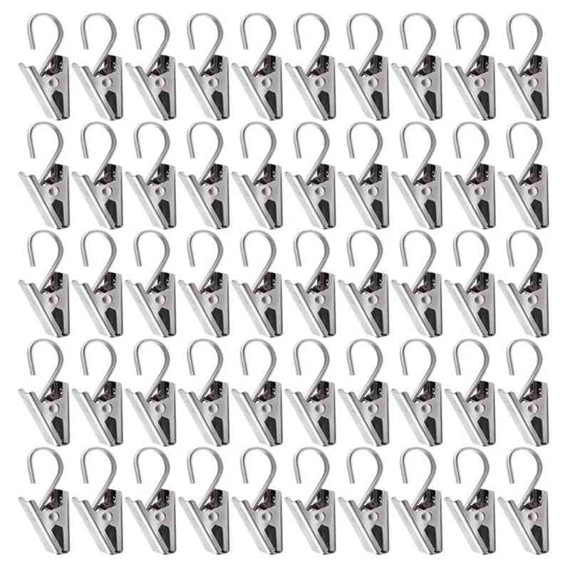 Stainless Steel Curtain Clips With Hook For Curtain