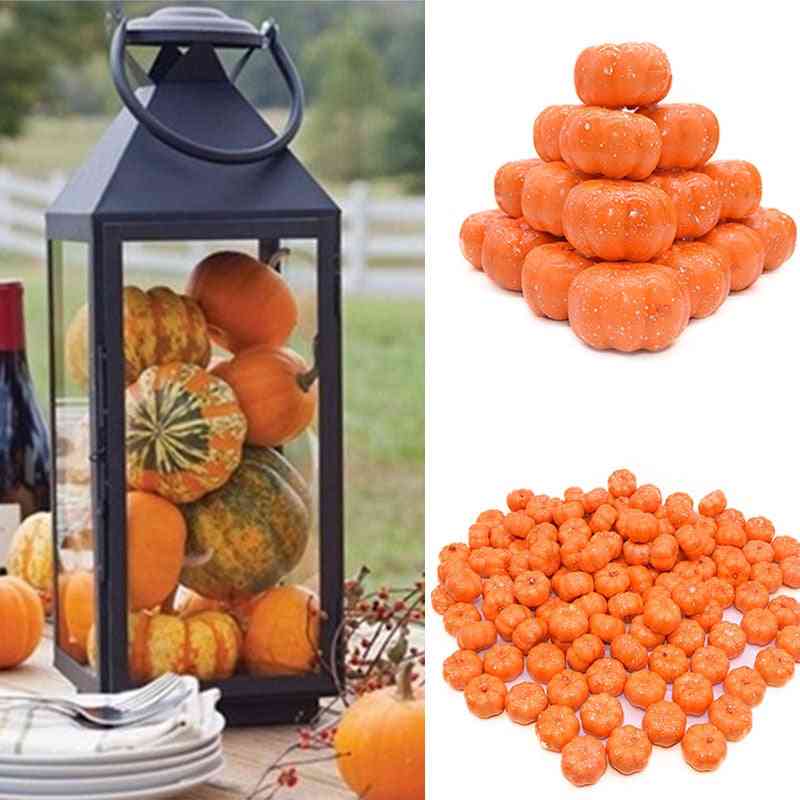 Mini Artificial Pumpkin Fake Simulation Decoration For Home
