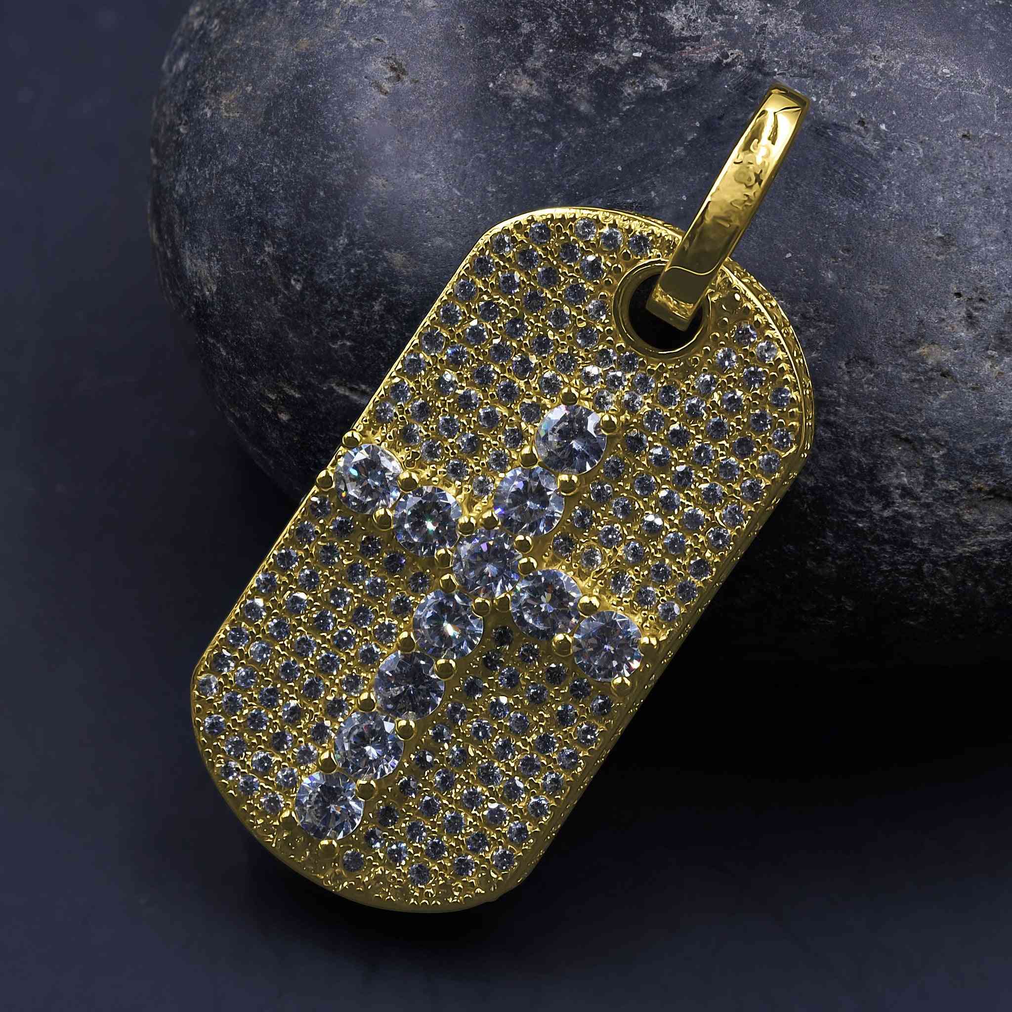 Autarchic Gold Plated Silver Pendant