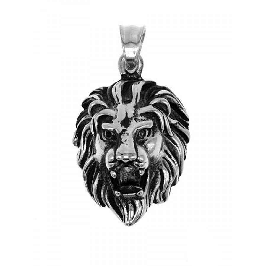Stainess Steel Lion Pendant