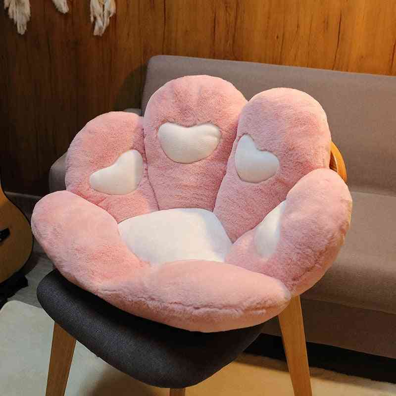 Chair Cushions, Cute Cat Paw Shape Plush Seat Cushions