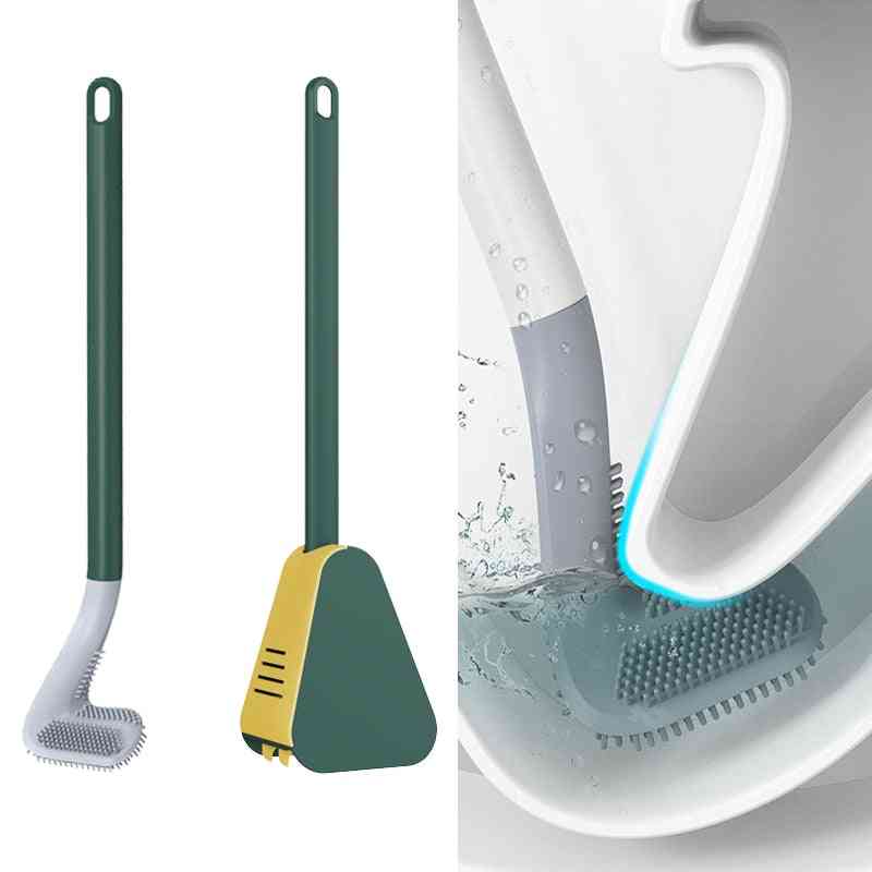 Golf Silicone Toilet Brushes With Holder Set
