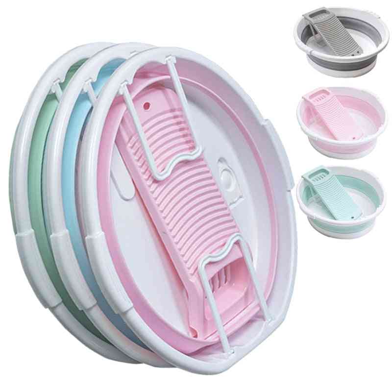 Portable Washing Board Baby Laundry Special Basin