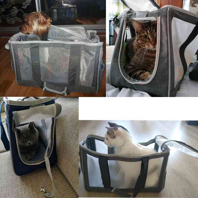 Cat Carrier Bag Cats Transporter Bag Portable Puppy
