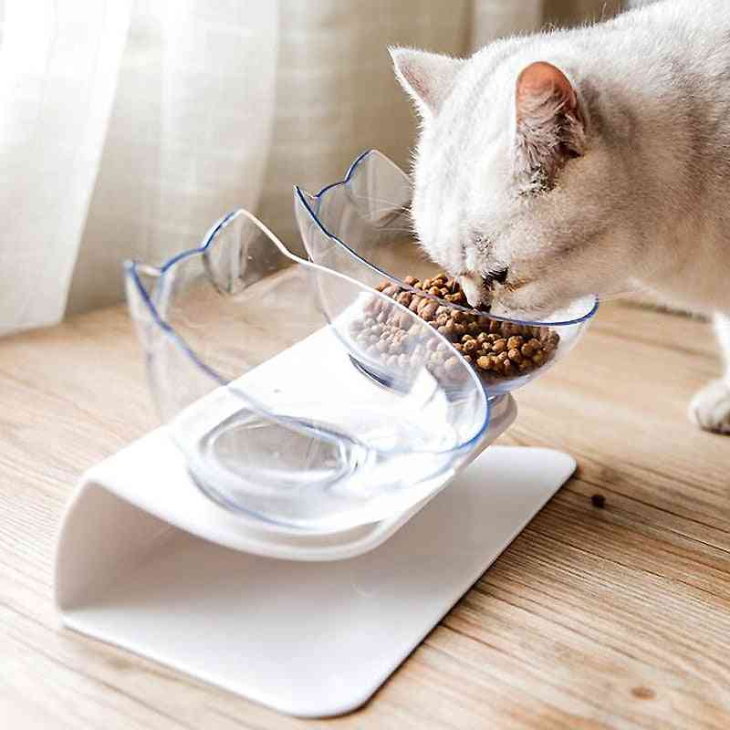 Non-slip Single / Double Cat & Dog Bowl With Stand