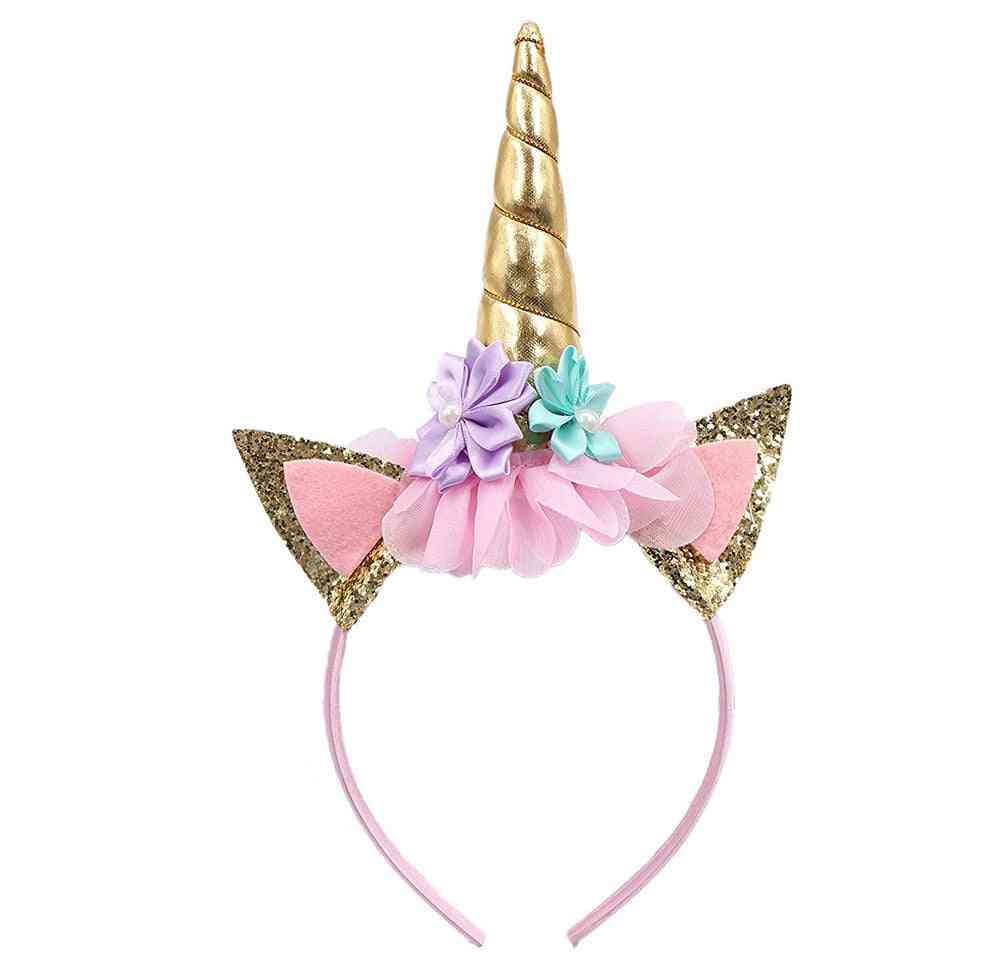 Party Headdress Decorative Flower Hairband -