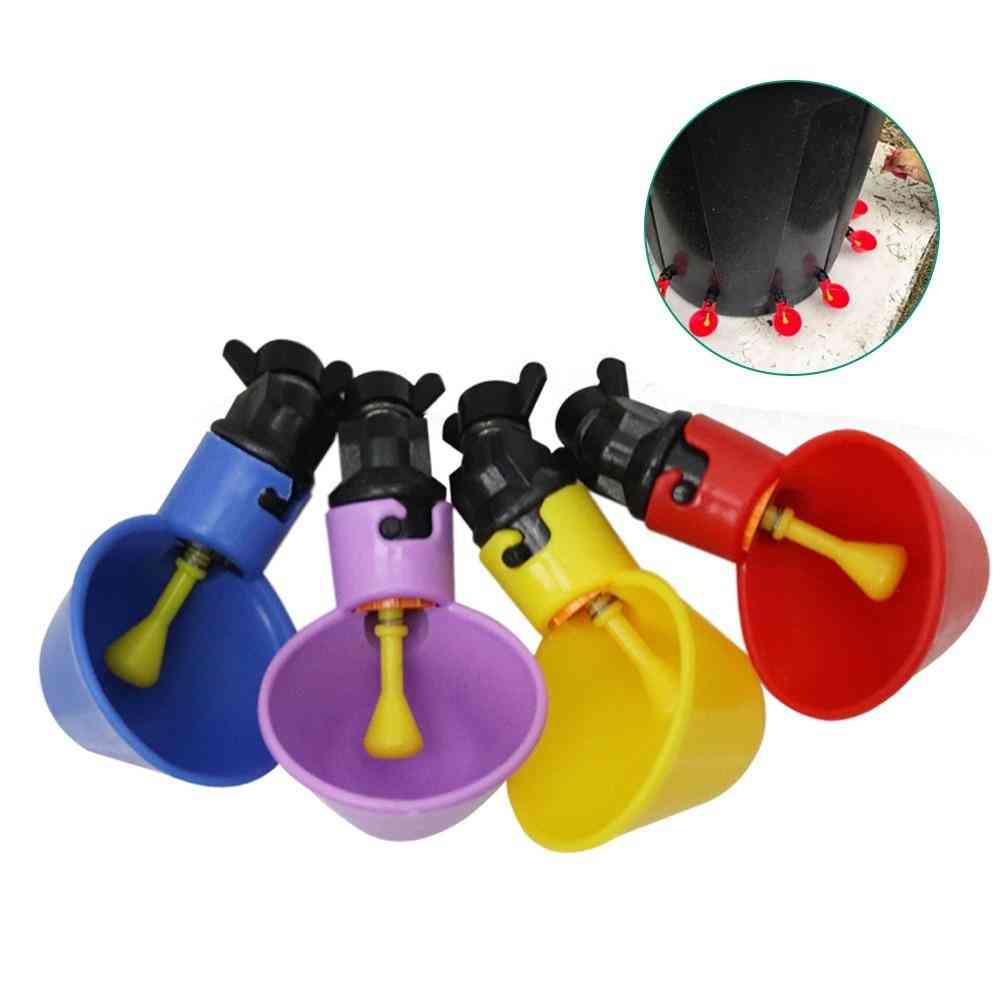Plastic Automatic Chicken Drinker Bowl With Nipple