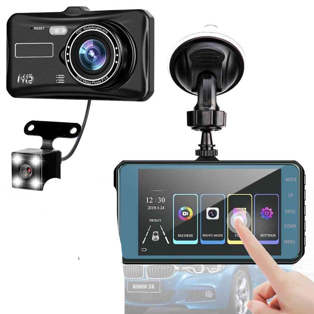 Dual Lens Hd 1080p Car Video Recorder Dash Camera