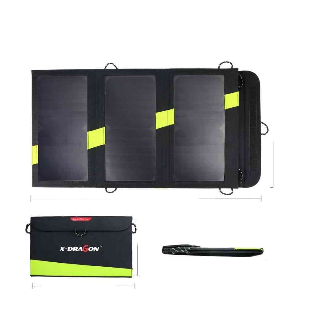 Efficiency Foldable Solar Panel Charger For Hiking Outdoors Cell Phones