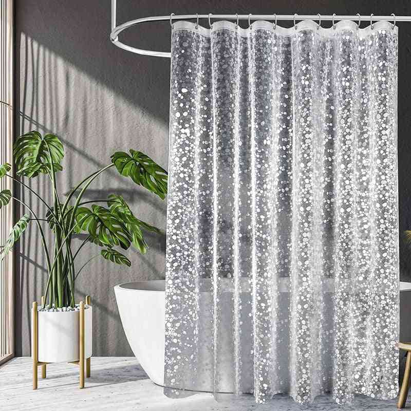 3d Shower Waterproof Mildew Eva Bath Curtains
