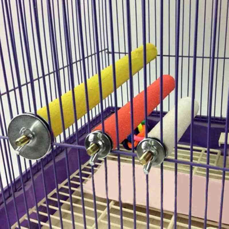 Parrot Parakeet Spiral Grinding Claw Rod Stand Bar