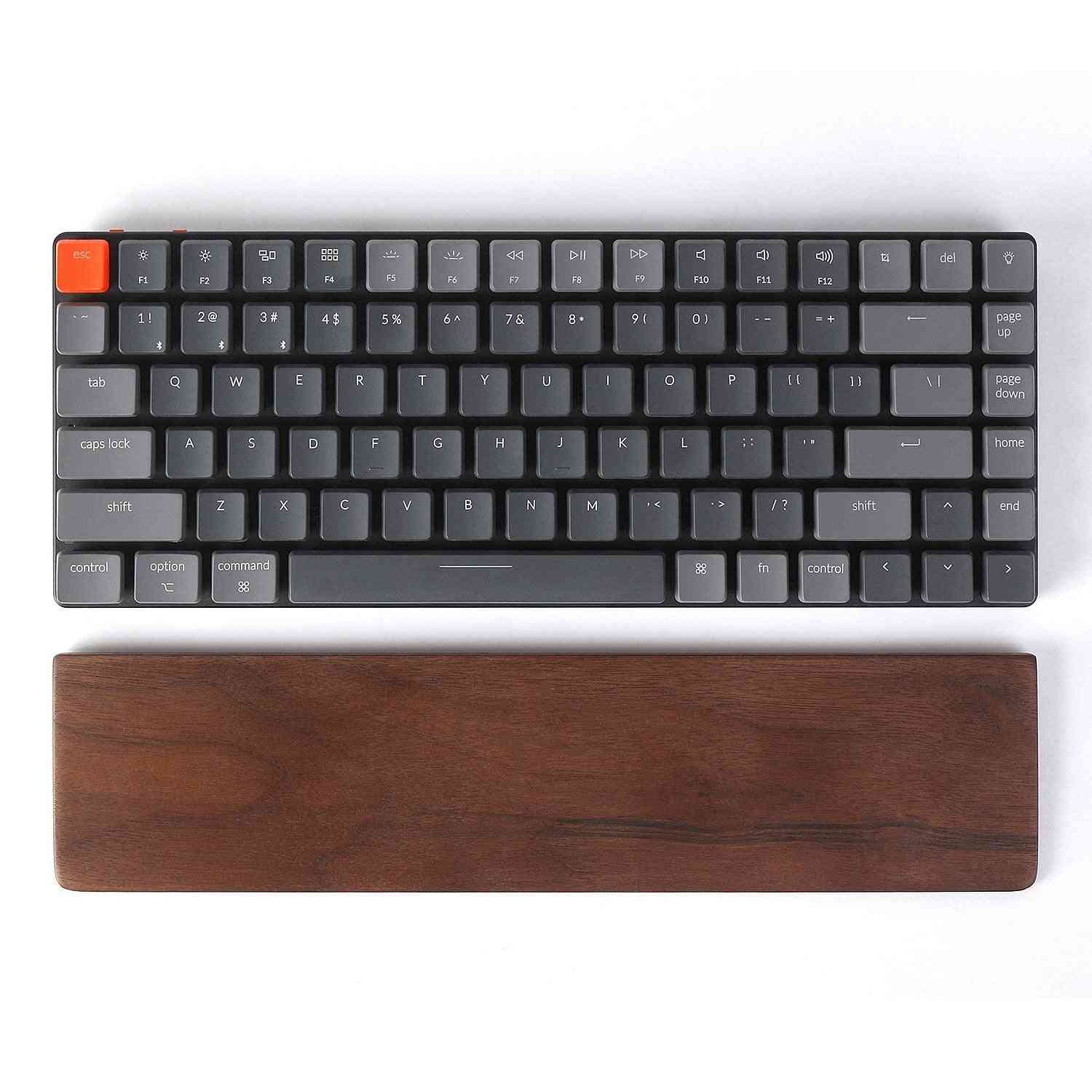 Wooden Palm Rest For Bluetooth Mechanical Keyboard