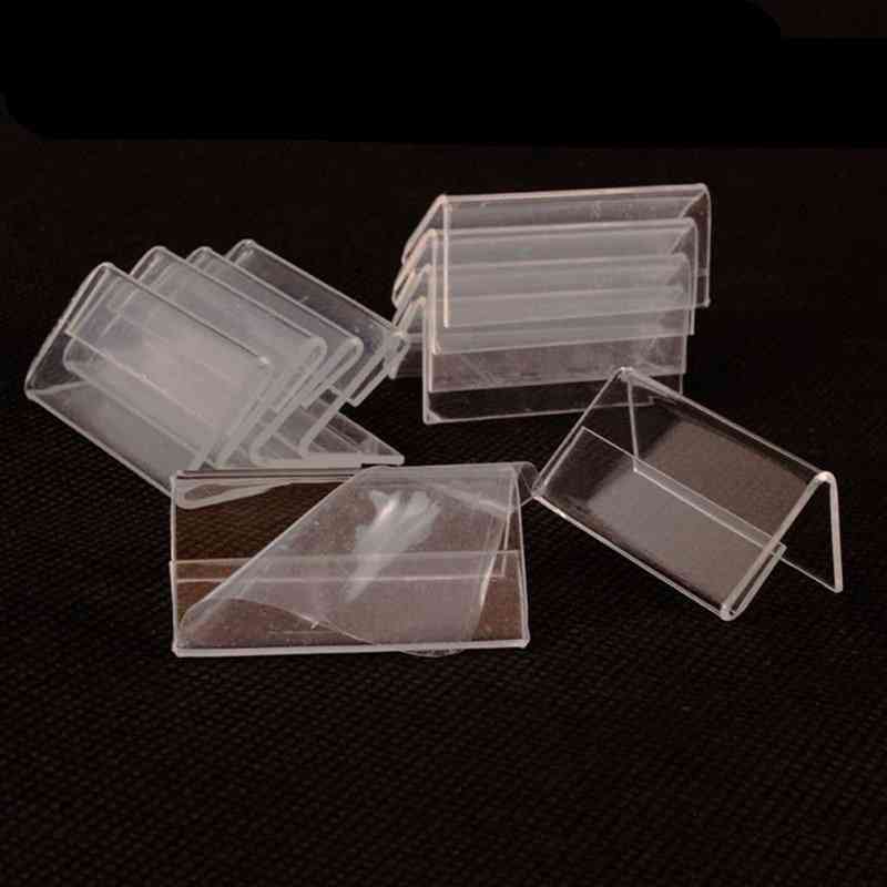 Plastic Mini Label Racks Acrylic Card Display Holder