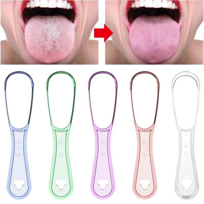 Genanvendelig voksen rengøring tungeskraber frisk ånde