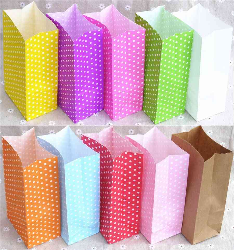 Mini Stand Up Colorful Polka Dot Paper Bags