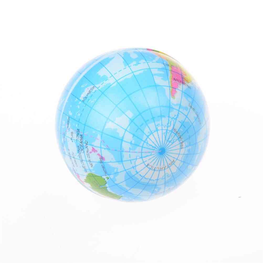 World Map Foam Earth Educational Toy Anti Stress Ball
