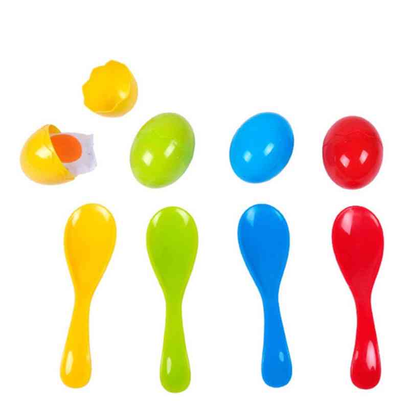 Sensory Training Set Spoons With Eggs Multifunction Game