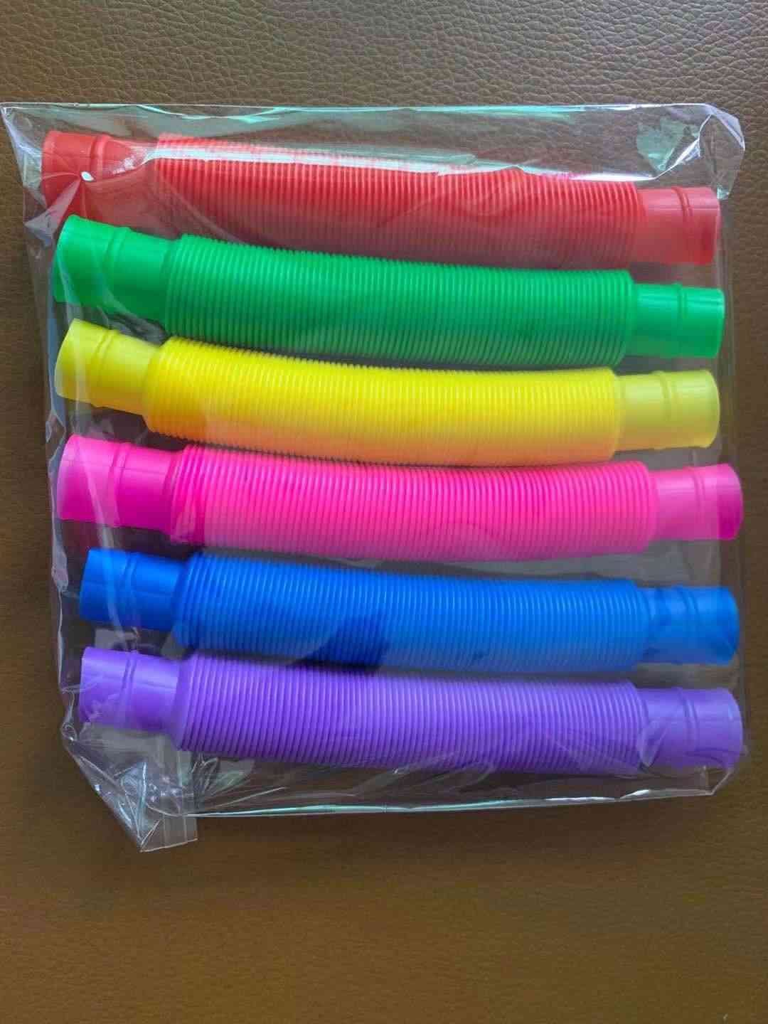 Kid Autism Anti Stress Plastic Bellows Toy
