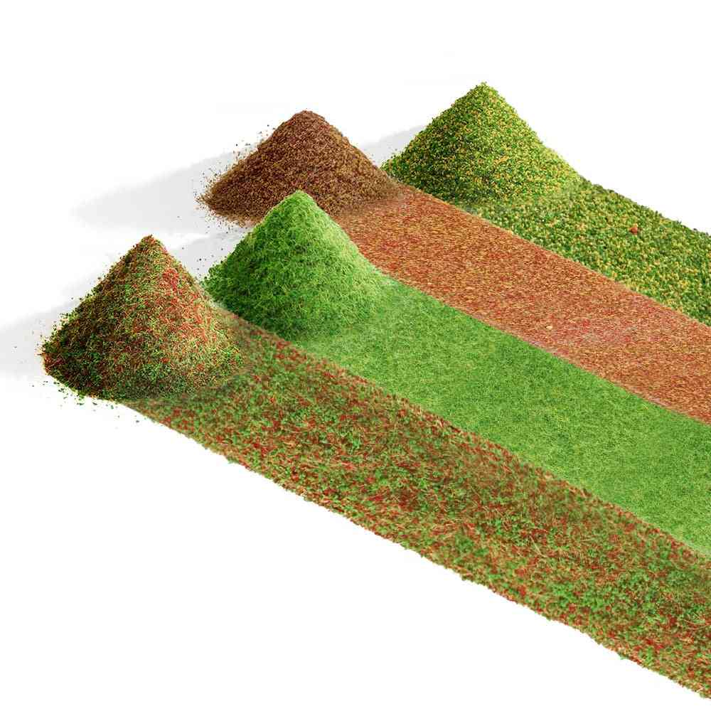 Model Static Grass Terrain Simulation Ground Powder Foliage For Railway Train
